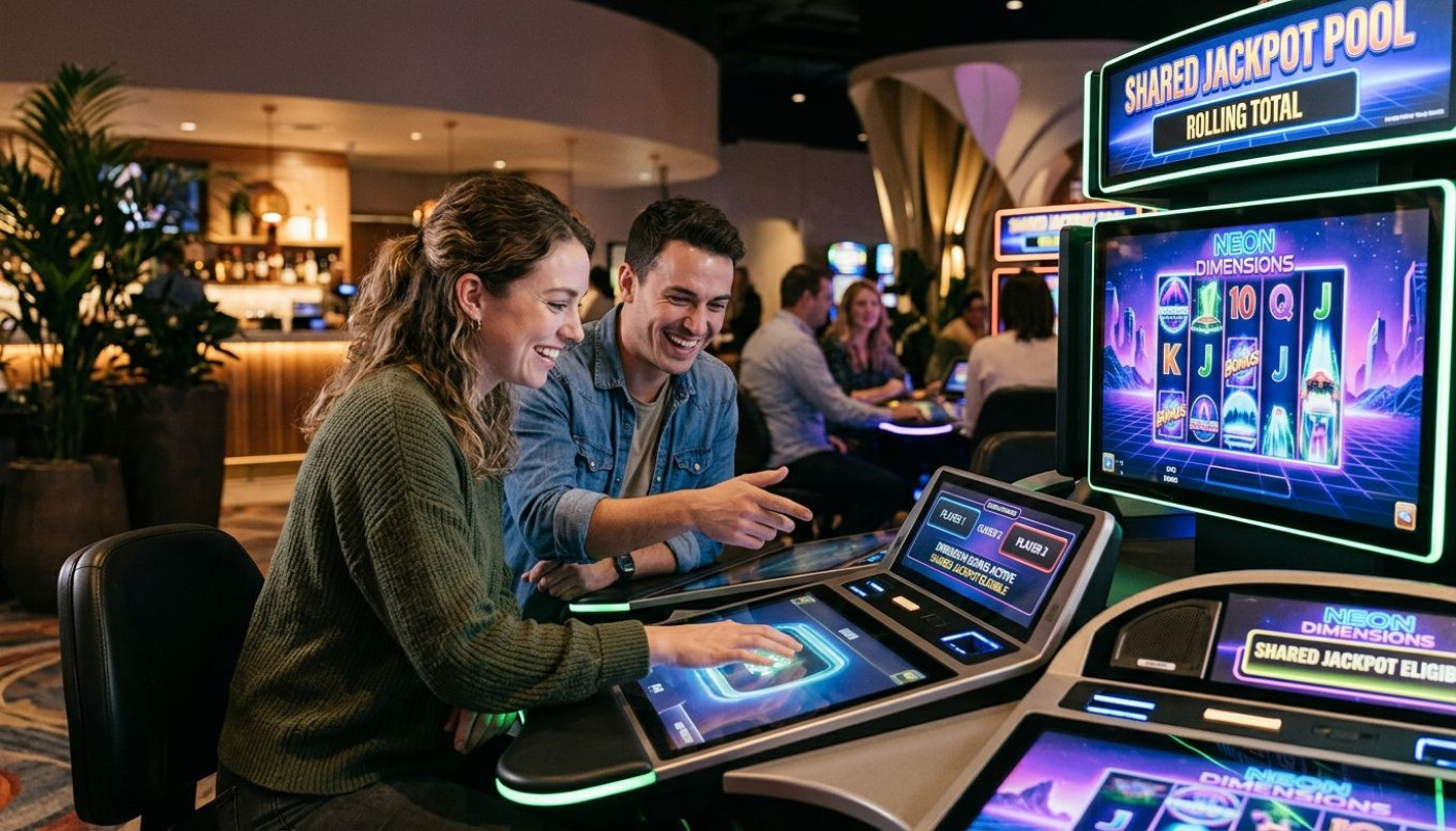 Explorando novas dimensões em jogos de slot com interatividade e jackpots partilhados